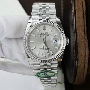 rolex datejust 41mm edelstahl silber