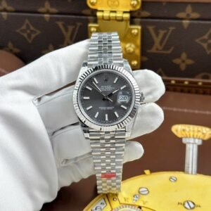 rolex datejust 41mm edelstahl grau
